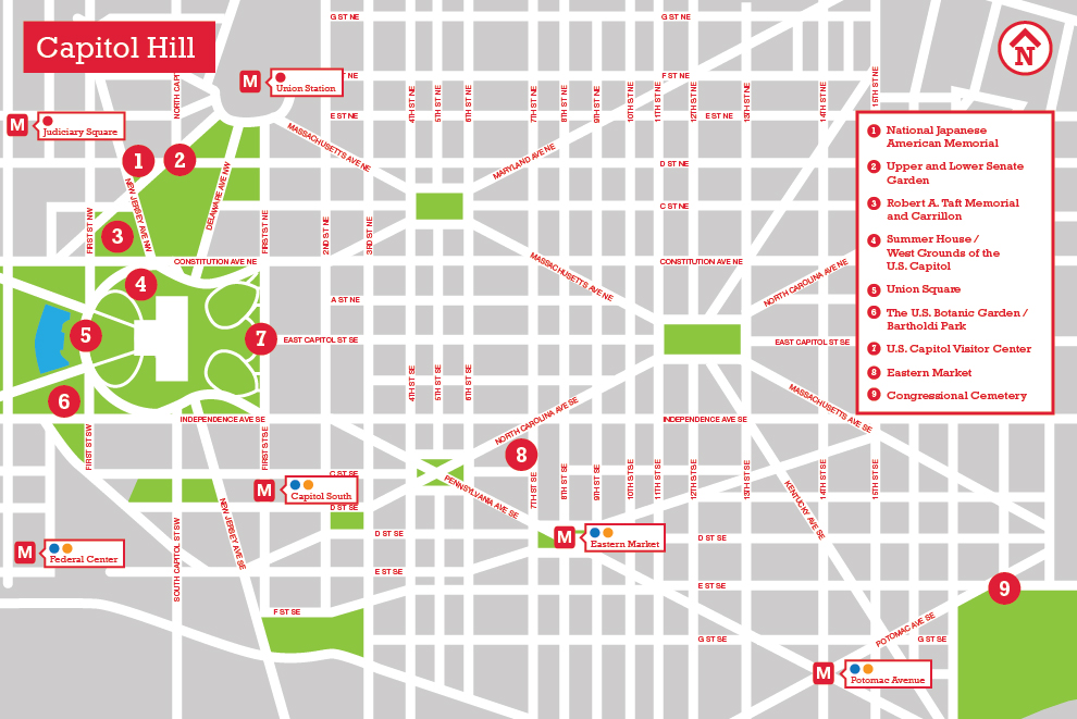 Capitol Hill Walk It Map
