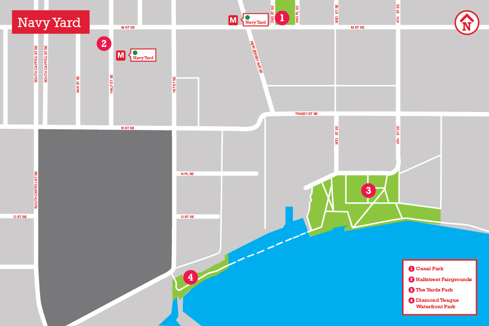 Navy Yard Walk It Map