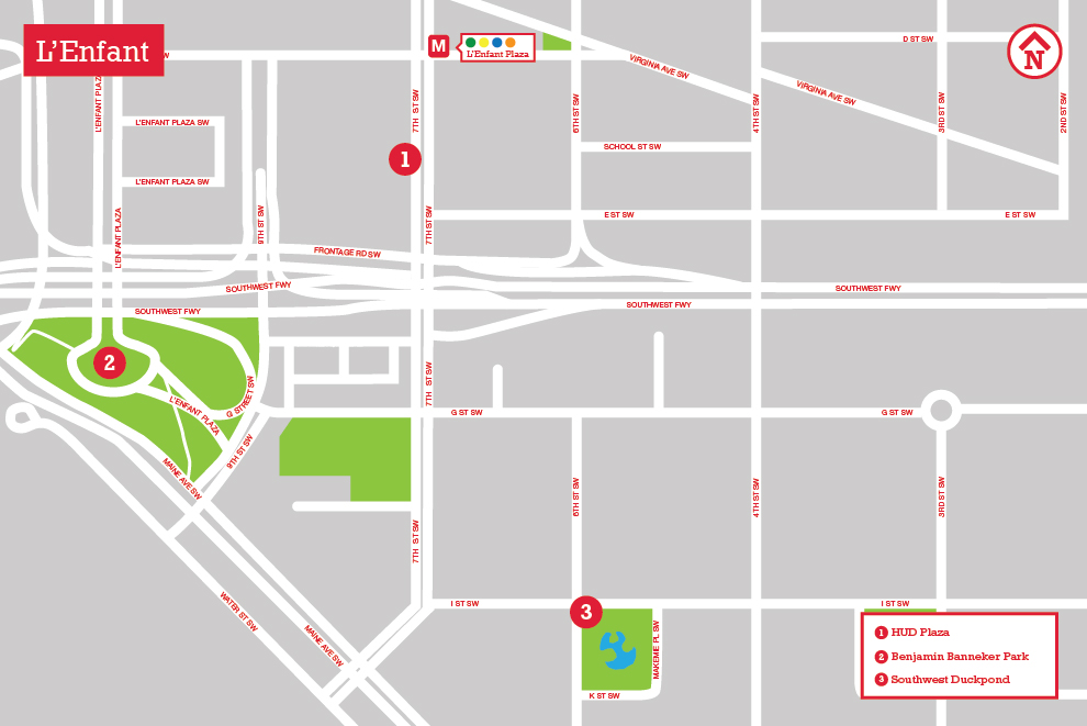 L'Enfant Walk It Map